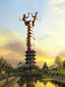 华阳雕塑 重庆景区IP打造 贵州不锈钢雕塑 四川景观雕塑